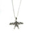 RITI- 925 Sterling Silver Oxidised GYM Pendant