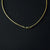 925 Sterling Silver Antique Gold Plated Reflective Chain