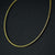 925 Sterling Silver Antique Gold Plated Reflective Chain