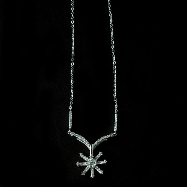 Flower Drop Chain Pendant