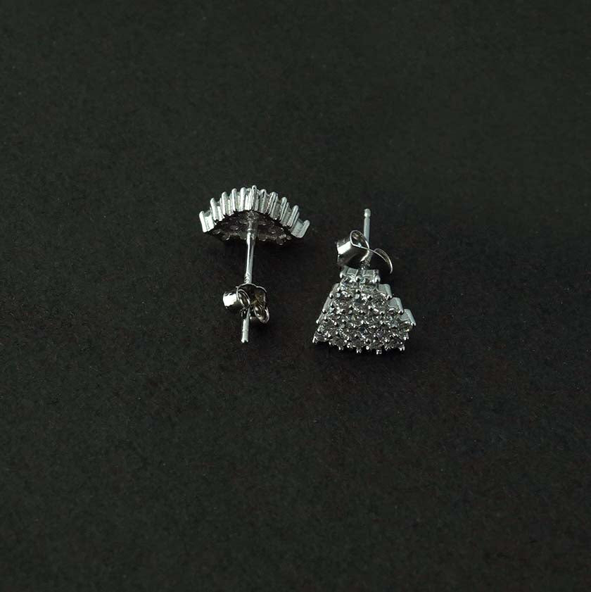 Buy 925 Sterling Silver Diamond CZ Stud Jewellery