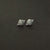 Buy 925 Sterling Silver Jewellery Eye Shape Solitaire Studs