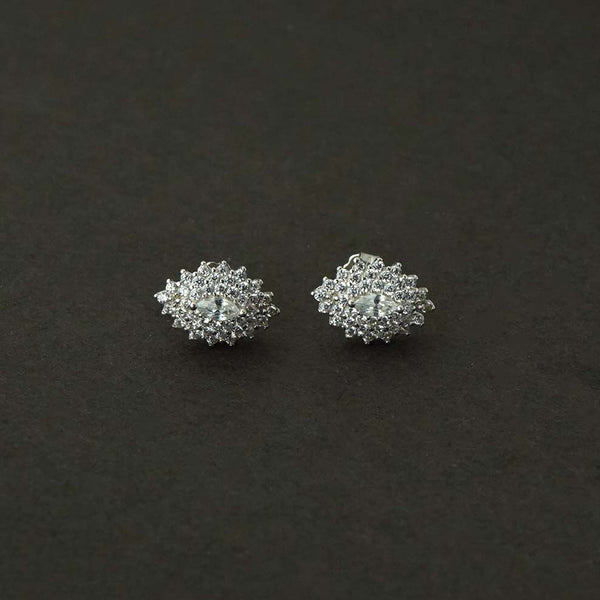 Buy 925 sterling silver Oval shape Studs