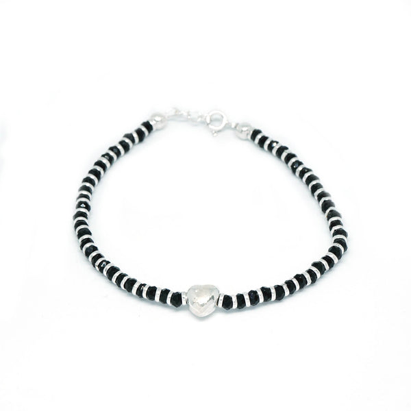 Buy online 925 Sterling Silver Heart Nazariya Bracelet