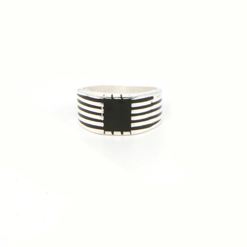 925 Sterling Silver Engraved Ring for Men