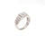 925 Sterling Silver White Zircon Stone Ring