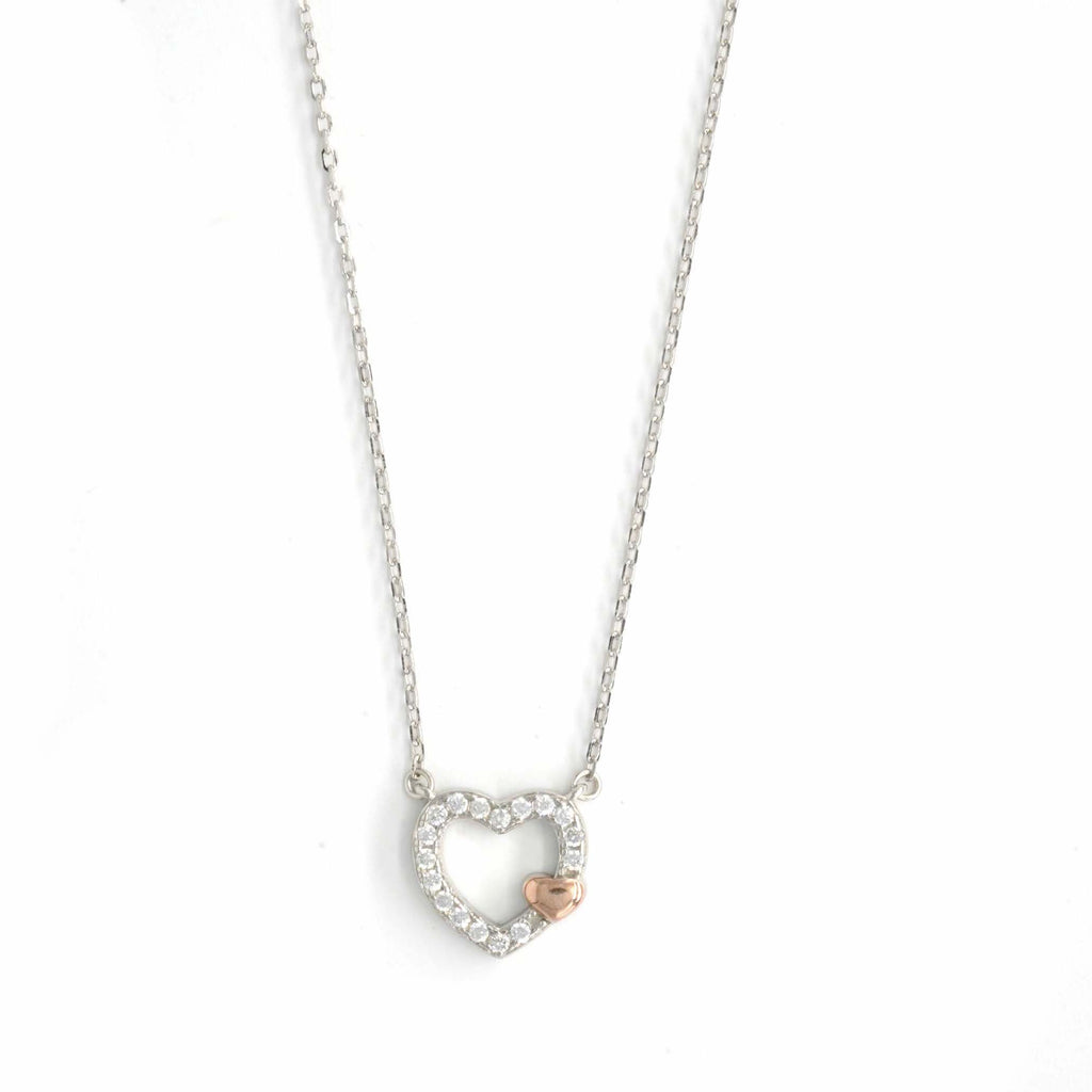 Buy Heart Chain Pendant 925 Sterling Silver jewellery