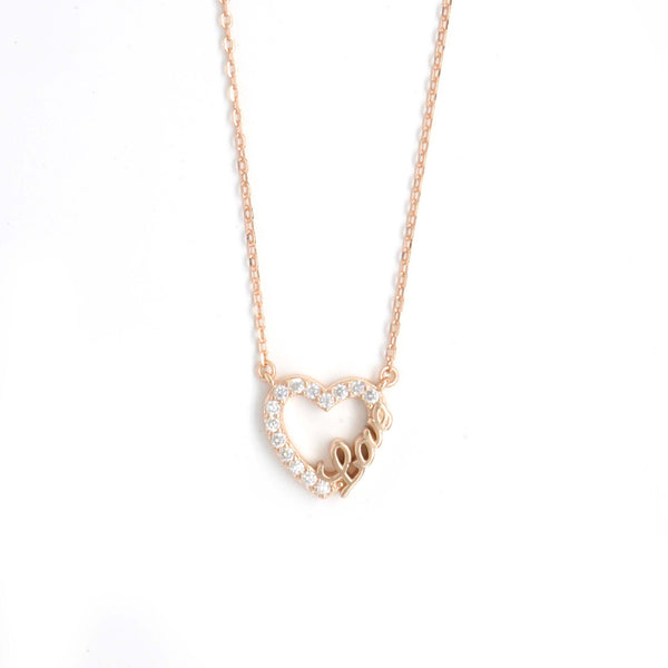 Buy Heart Love Chain 925 Sterling Silver jewellery Pendant