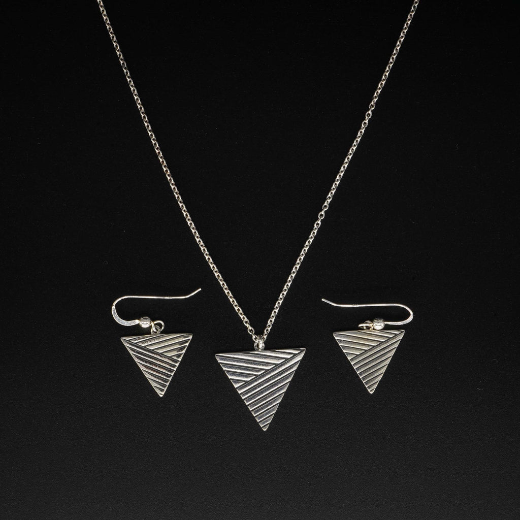 RITI- 925 Sterling Silver Oxy Cone Necklace