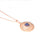 Buy 925 Sterling Silver Rose Gold Evil Eye Necklace