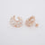 Buy 925 Sterling Silver Porter Cluster Rose Gold Stud