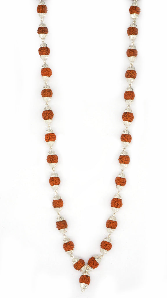 Buy online 925 Sterling Silver Rudraksha Mala