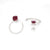 Buy Antique Cubic Zirconia Hoop Stud 925 Sterling Silver jewellery for women