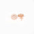 Buy  Solitaire  Rose Gold Stud with 925 Sterling Silver Earrring