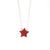 Buy Red Star 925 Sterling Silver Pendant with Chain