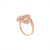 Buy a Rose Gold Charm 925 Sterling Silver Ring