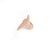 Buy 925 Sterling Silver jewellery Rose Gold Arrow Ring