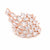 Buy 925 Sterling Silver jewellery Rose Gold Cocktail Ring