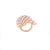 Buy 925 Sterling Silver jewellery Rose Gold Cocktail Ring