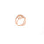 925 Sterling Silver Rose Gold Channel Ring