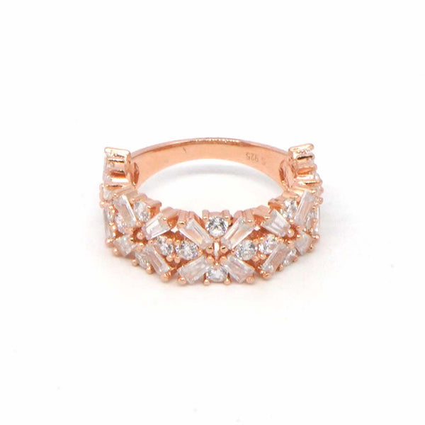 925 Sterling Silver Rose Gold Ring