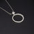 925 Sterling Silver Hoop Pendant with Earring