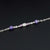 Buy 925 Sterling Silver Jewellery Multicolor Dangle Bead Anklet