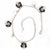 925 Silver White Pearl Floral Anklet