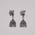 925 Sterling Silver Elegant Oxidised Jhumka Earring