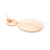 Buy a Rose Gold with Swan Shaped Hanging 925 Sterling Silver Stud