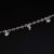 925 Sterling Silver Elegant Dolphin Star Anklet