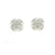 Buy Flower Shaped Crystal Stud 925 Sterling Silver jewellery for women