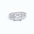 Sterling Silver Cubic Zirconia cut Stone ring - Auriann