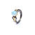 RITI- Sterling Silver Unisex Oxidised Gold Plated  Ring - Auriann