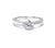 Sterling Silver Cubic Zirconia Solitaire Ring - Auriann