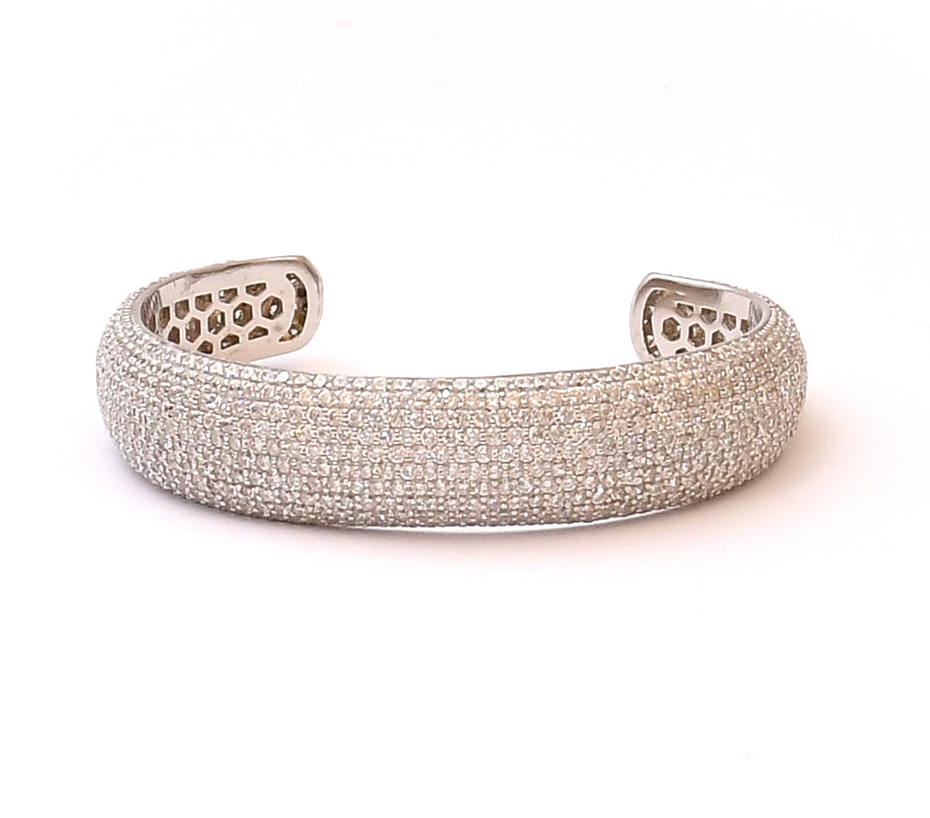 Sterling Silver Gleaming  Bangle - Auriann