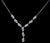 Sterling Silver Half Heart Necklace With Earring - Auriann