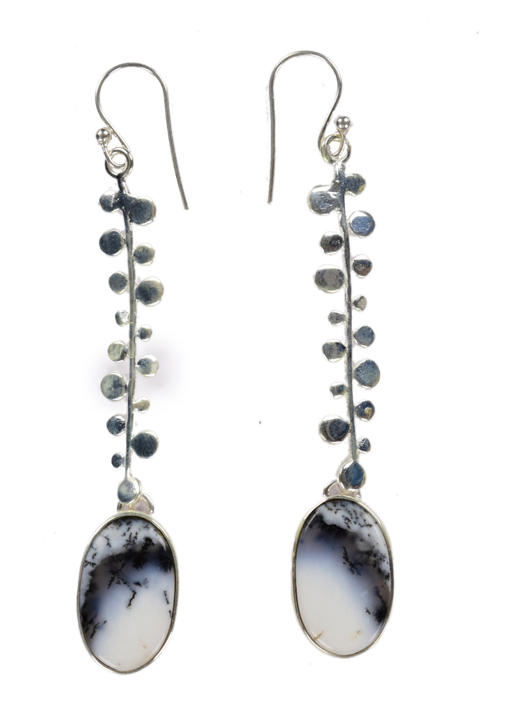 Sterling Silver Hanging Drop Earrings - Auriann