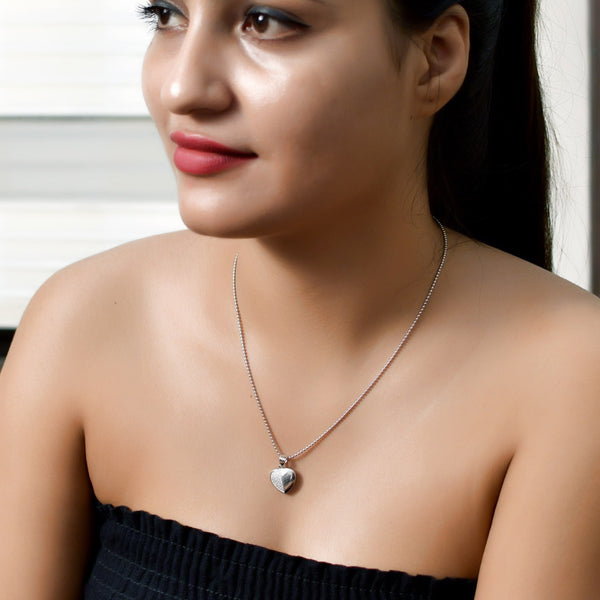 Silver Heart Pendant - Auriann