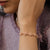 Buy 925 Sterling Silver Studded Rose Gold Bracelet