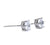 Sterling Silver Swarovski Round Earrings - Auriann