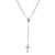 Sterling Silver Hanging Cross Pendant Chain - Auriann