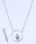 Sterling Silver Mini Circle Pendant with Chain - Auriann