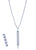 Sterling Silver Hanging Pendant With Solitaire Chain - Auriann