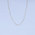 Buy a Rose Gold Unisex 925 Sterling Silver Chain