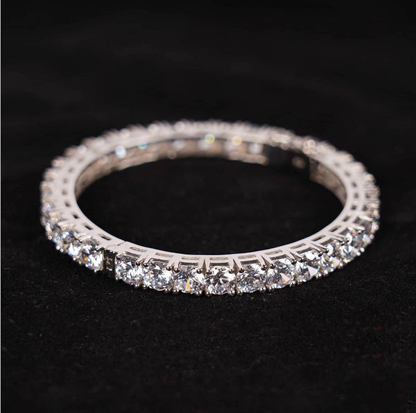 Buy online 925 Sterling Silver CZ Bangle